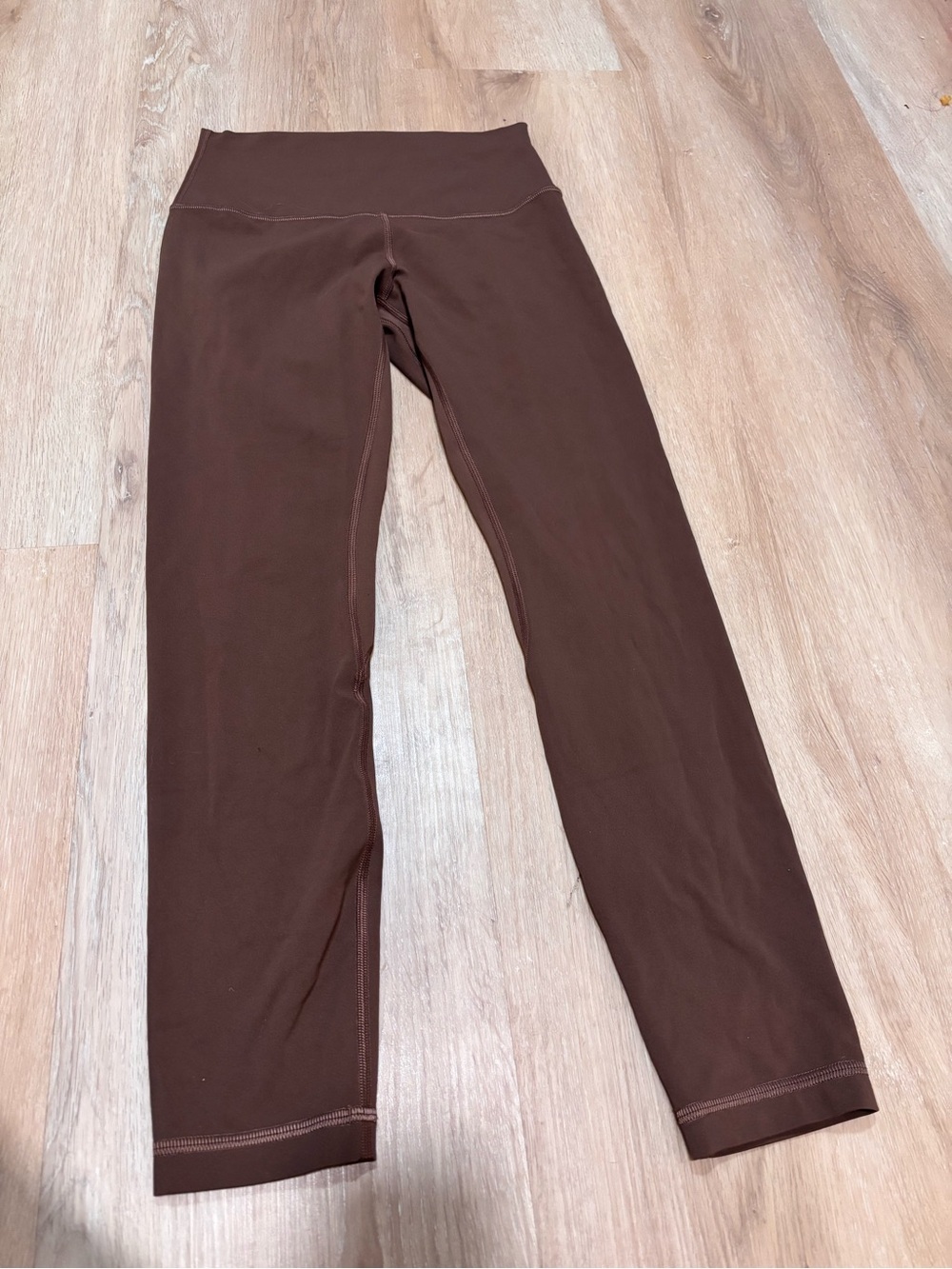 Espresso Lululemon align high-waisted pants size 6